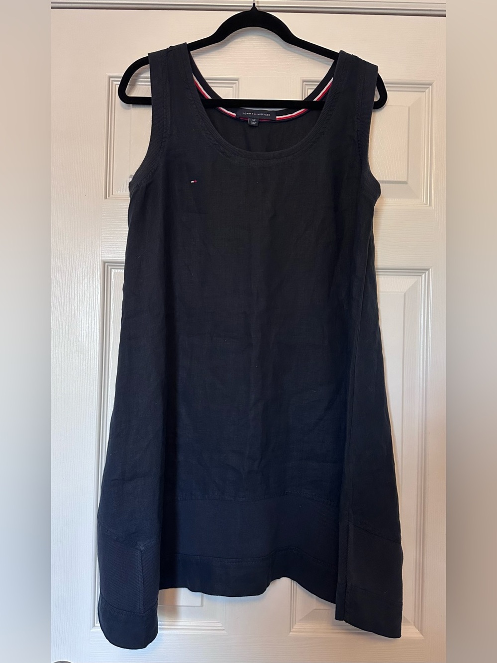 Women’s Tommy Hilfiger Linen Navy Blue Dress - Size Small